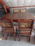 Tafel 4 stoelen, Antiek en Kunst, Ophalen