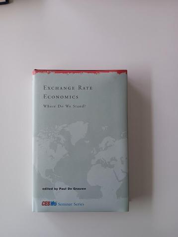 Exchange rate economics: Where do we stand? beschikbaar voor biedingen
