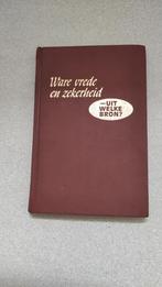 Ware vrede en zekerheid, Gelezen, Overige religies, Ophalen of Verzenden, Watchtower