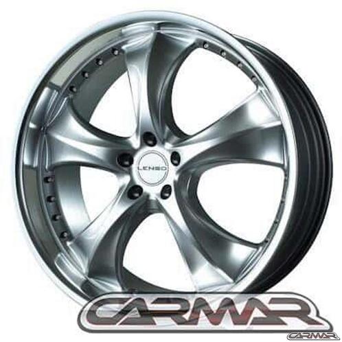 20" Lenso LS 29 Silver/Mirror Lip geschikt voor Porsche Caye, Auto-onderdelen, Banden en Velgen, Banden en Velgen, Zomerbanden