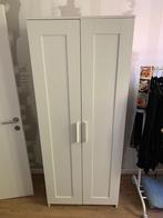 IKEA kledingkast met 2 deuren, wit, 78x190 cm, Huis en Inrichting, Kasten | Kleerkasten, Ophalen, Overige materialen, Met hangruimte