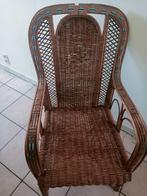 Vintage stoel, Ophalen, Gebruikt, Minder dan 75 cm, Riet of Rotan