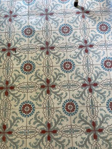 carreaux de ciment italiens., Neuf, Carrelage de sol, Enlèvement, Autres matériaux