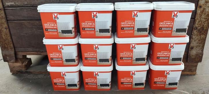 V33 renovatie verf voor radiator metaal gietijzer 3 voor 20, Doe-het-zelf en Bouw, Verf, Beits en Lak, Nieuw, Verf, Ophalen of Verzenden