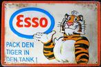 Reclamebord van Esso in reliëf-30x20cm, Collections, Marques & Objets publicitaires, Envoi, Panneau publicitaire, Neuf