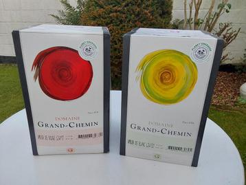 Excellents vins en bag-in-box de 5 litres (Rg et Bl) beschikbaar voor biedingen