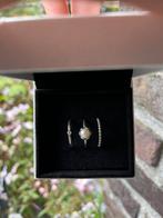 Pandora Aanschuifringen Set Zilver, Handtassen en Accessoires, Ringen, Nieuw, Ophalen of Verzenden, 17 tot 18, Dame
