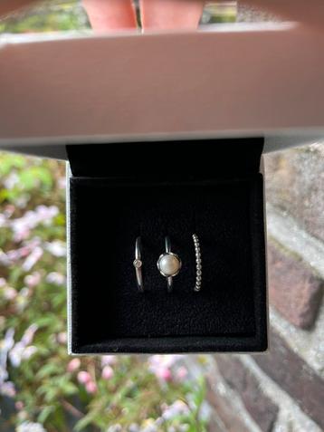 Pandora Aanschuifringen Set Zilver  beschikbaar voor biedingen