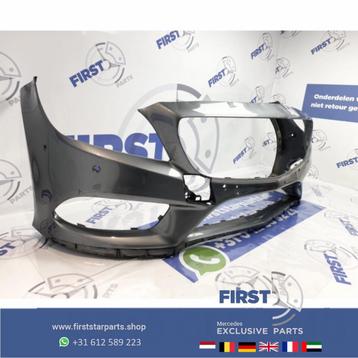 W218 CLS FACELIFT AMG VOORBUMPER origineel 2011-2017 zwart w beschikbaar voor biedingen