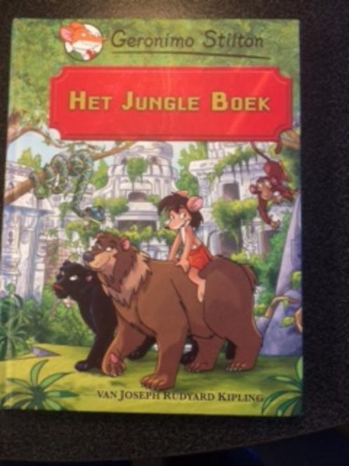 boek Geronimo Stilton 'het jungle book' heel goede staat, Livres, Livres pour enfants | Jeunesse | 10 à 12 ans, Comme neuf, Fiction
