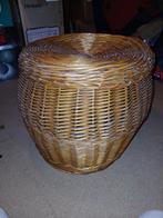 Rieten mand, Ophalen, Mand