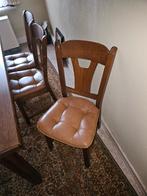 Table à manger en chêne et 6 belles chaises, Cinq personnes ou plus, Vintage, Comme neuf, Enlèvement