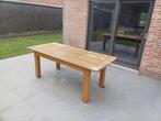 Eiken tuintafel, Tuin en Terras, Tuintafels, Gebruikt, Rechthoekig, Hout, Ophalen