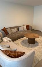 Stijlvolle designzetels in beige/taupe – zeer goede staat, Ophalen, Zo goed als nieuw, Stof