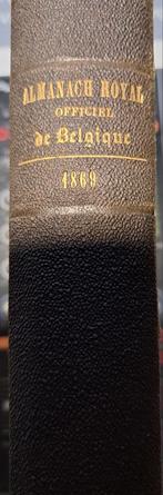 Almanach royal officiel de Belgique 1869, Livres, Comme neuf, Enlèvement ou Envoi