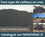 Graviers, cailloux, empierrement... en vrac: WWW.NEGOVRAC.FR, Gravier, Envoi, Neuf, Calcaire