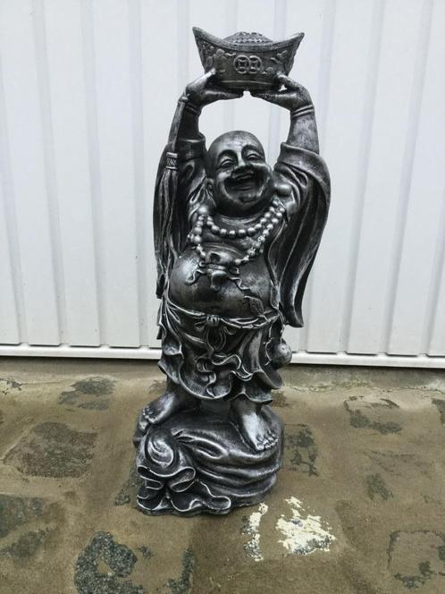 Bouddha ventru avec les mains en l'air, Jardin & Terrasse, Statues de jardin, Neuf, Bouddha, Synthétique, Enlèvement