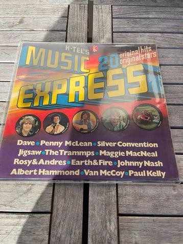 K-Tel Lp MUSIC EXPRESS  beschikbaar voor biedingen
