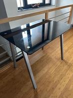 TABLE VERRE NOIR TREMPE, Ophalen, Gebruikt, Bureau