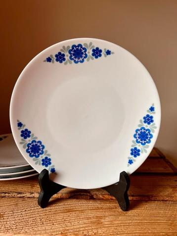 Set van 4 bordjes Mitterteich vintage retro flowerpower beschikbaar voor biedingen