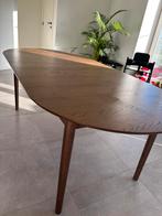 Eettafel, Comme neuf, 100 à 150 cm, Enlèvement, Ovale
