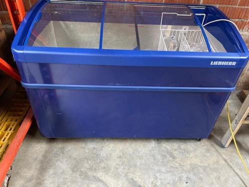 Ijskreem vitrine vrieskast, Elektronische apparatuur, Koelkasten en IJskasten, Gebruikt, Met vriesvak, 200 liter of meer, 85 tot 120 cm