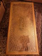 Vintage eiken salontafel (Luikse stijl), Gebruikt, 50 tot 100 cm, 50 tot 75 cm, Rustiek