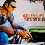 40 jaar hits allerbeste van rob de nijs 2cd als nieuw 3eu, Cd's en Dvd's, Cd's | Nederlandstalig, Ophalen of Verzenden, Zo goed als nieuw