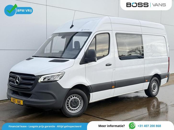 Mercedes-Benz Sprinter 314 2.2 CDI Automaat L2H2 LED Dubbele, Auto's, Bestelwagens en Lichte vracht, Bedrijf, Te koop, ABS, Achteruitrijcamera