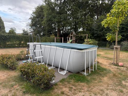 Intex zwembad 4x2x1,22, Tuin en Terras, Zwembaden, Zo goed als nieuw, Ophalen