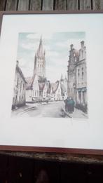 Brugs werkje, gesigneerd, Antiek en Kunst, Ophalen