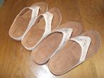 Paires (2) de sandales beiges neuves (41 & 42)., Ophalen, Nieuw, Beige, Sandalen of Muiltjes