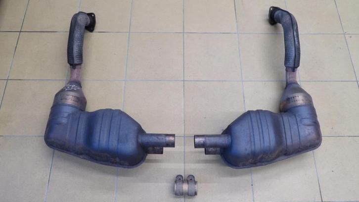Porsche 987 MK1 Cayman L+R einddemper, Autos : Pièces & Accessoires, Systèmes d'échappement, Utilisé, Enlèvement ou Envoi