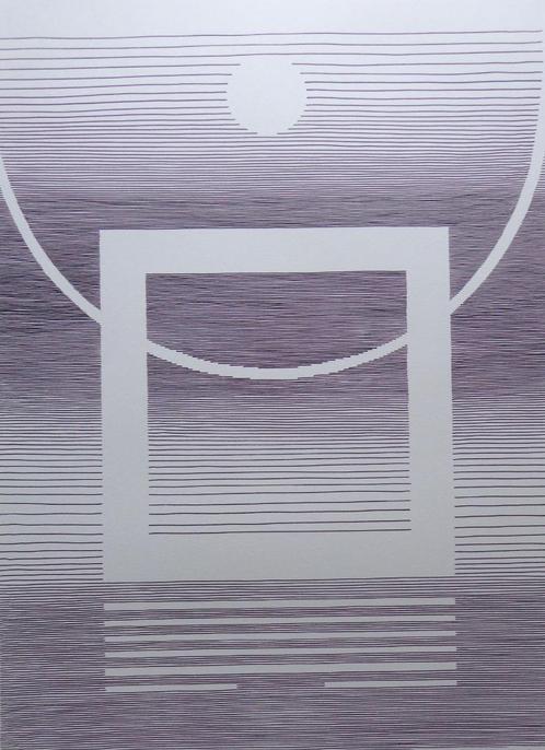 MICHEL SEUPHOR / HEXAGRAMMES YI-KING / ZW-W LITHO / 75x55cm, Antiek en Kunst, Kunst | Litho's en Zeefdrukken, Ophalen of Verzenden