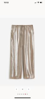 Pantalon H&M brillant beige, Beige, Taille 36 (S), H&M, Enlèvement ou Envoi