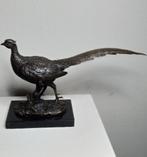 Statue de faisan en bronze, Antiquités & Art, Enlèvement ou Envoi