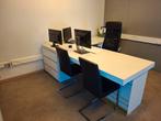 Bureau,3kasten,3stoelen., Enlèvement, Bureau