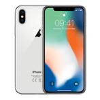 iPhone X - 64 GB | zilver, Telecommunicatie, Mobiele telefoons | Apple iPhone, Gebruikt, 73 %, 64 GB, Zonder simlock