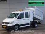 Volkswagen Crafter 177pk Automaat Kipper Dubbellucht 3,5t Tr, Automaat, Stof, Gebruikt, Euro 6