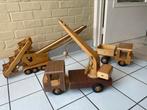 3 antieke houten vrachtwagens, Ophalen of Verzenden