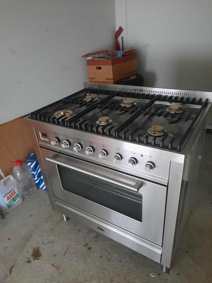 Borreti gasfornuis, Elektronische apparatuur, Fornuizen, Zo goed als nieuw, Ophalen of Verzenden