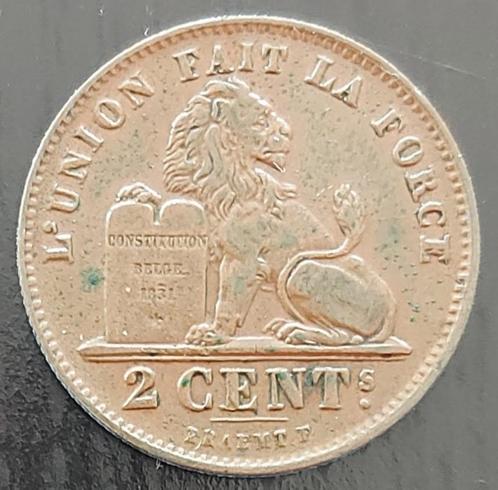 Belgium 1905 - 2 Cent FR Koper - Leopold II - Morin 215 - Pr, Postzegels en Munten, Munten | België, Losse munt, Verzenden