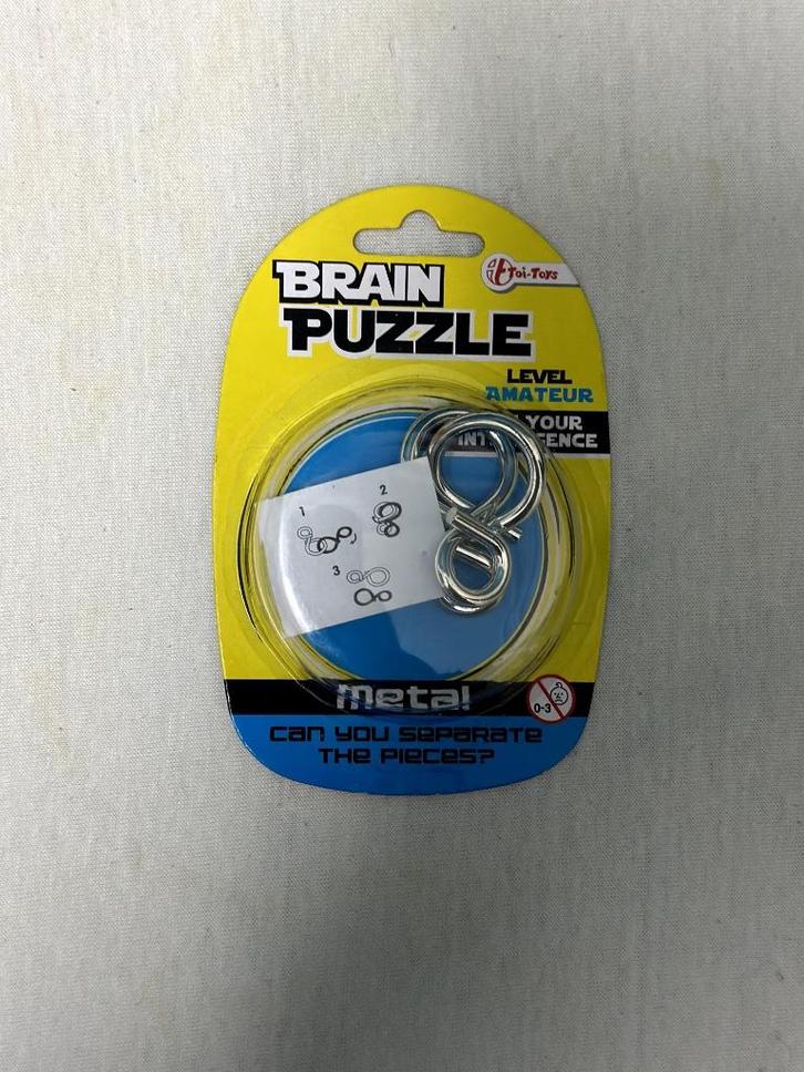 Wibra - Brain Puzzle, Hobby en Vrije tijd, Denksport en Puzzels, Nieuw, Legpuzzel, Minder dan 500 stukjes, Ophalen of Verzenden