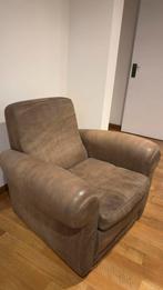 2 olifantenhuid fauteuils, Huis en Inrichting, Ophalen, Gebruikt, 150 tot 200 cm, Tweepersoons