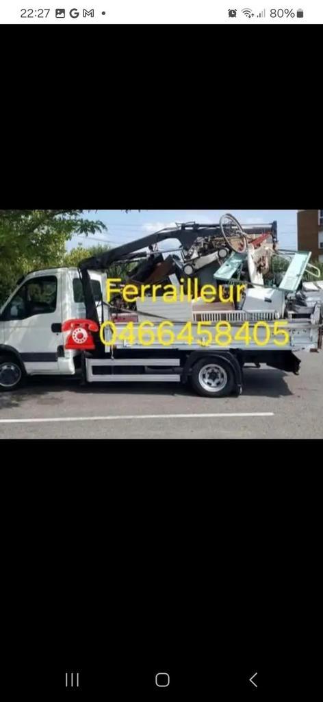 Ferrailleur Bruxelles tel 0466458405, Doe-het-zelf en Bouw, Metalen, Ophalen of Verzenden