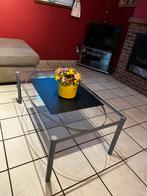 Table basse + meuble TV en verre, Huis en Inrichting, Tafels | Salontafels, Ophalen, Zo goed als nieuw, Glas