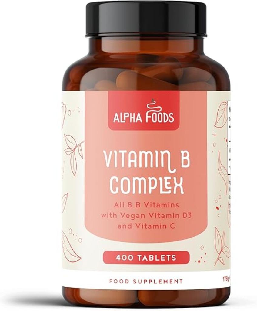 Vitamine B complex 400 Tabletten GRATIS LEVERING, Sport en Fitness, Gezondheidsproducten en Wellness, Nieuw, Overige typen, Verzenden