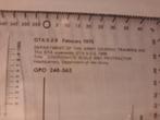 Instrument cartographique GTA-5-2-9 de l'US ARMY 1978, Envoi
