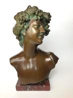LAMBEAUX Jef signé Bacchante Bronze, Antiquités & Art, Art | Sculptures & Bois, Enlèvement ou Envoi