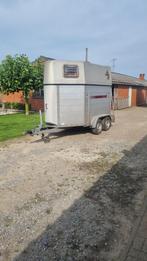 2 paards aluminium trailer titan jelsum, Ophalen, Gebruikt, Aluminium, 2-paards trailer